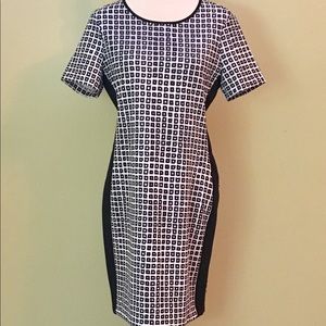 Reed Scuba Dress, Size M